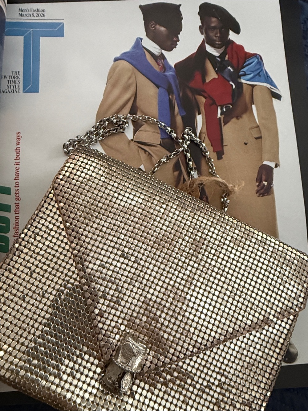 Whiting and Davis. VTG SILVER Mesh bag